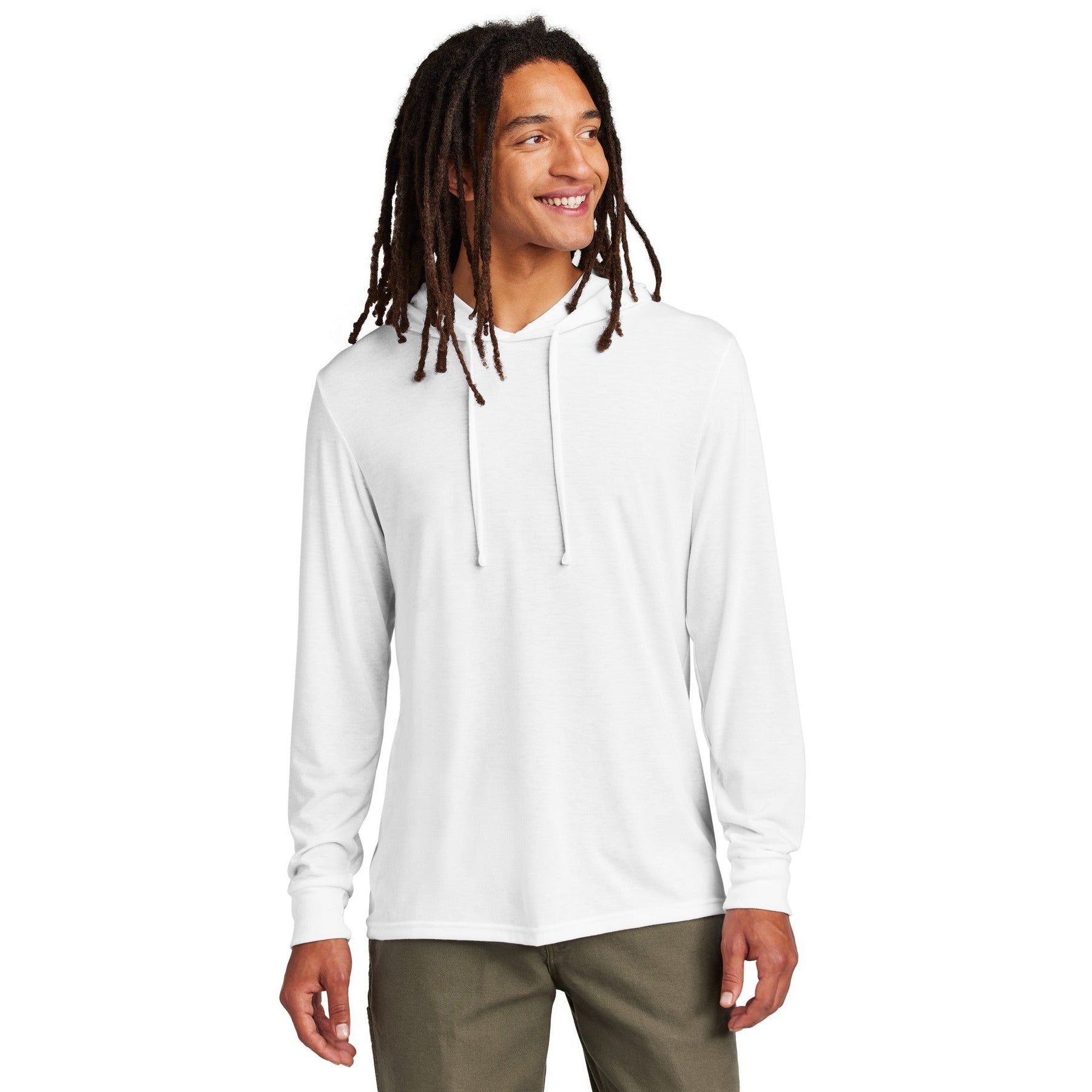 AllMade-Allmade® Unisex Tri-Blend Hoodie Tee AL6003-MedTech-3